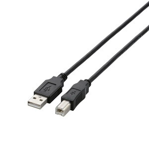 NAGR USBP[u yBz USB2.0 (USB A IX to USB B IX) 3m ubN U2C-BN30BK