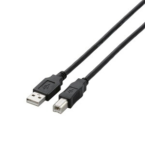 NA�G���R�� USB�P�[�u�� �yB�z USB2.0 (USB A �I�X to USB B �I�X) 5m �u���b�N U2C-BN50BK