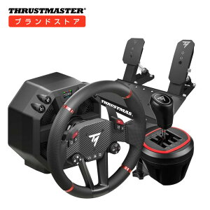 Thrustmaster �X���X�g�}�X�^�[ T598 (Japan Edition) + TH8S�o���h�� �n���R�� �V�t�^�[ PS5/PS4/PC�Ή� ���K�i Direct Axial Drive �_�C���N�g�h���C�u �t�H�[�X�t�B�[�h�o�b�N �X�e�A�����O�R���g���[���[ ��