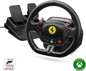 Thrustmaster �X���X�g�}�X�^�[ �n���R�� T98 Ferrari 296 GTS Xbox�� Xbox Series/PC(Windows 10/11)�Ή� �X�e�A�����O�R���g���[���[ �y�_�� �������K�i