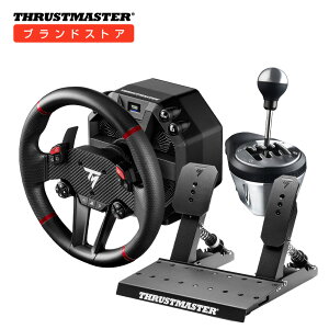 Thrustmaster �X���X�g�}�X�^�[ T598 (Japan Edition) + TH8A�o���h�� �n���R�� �M�A�V�t�^�[ PS5/PS4/PC(Windows10/11)�Ή� Direct Axial Drive �X�e�A�����O�R���g���[���[ �����R�l�N�^�[�œd�����j�b�g���� ����