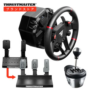 Thrustmaster �X���X�g�}�X�^�[ T598 (Japan Edition) + TH8A +Raceline LC Upgrade�o���h�� �n���R�� PS5/PS4/PC(Windows10/11)�Ή� Direct Axial Drive �t�H�[�X�t�B�[�h�o�b�N �X�e�A�����O�R���g���[���[ �����R�l�N�^