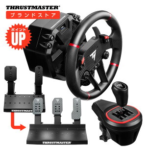�y�V�X�|�C���g�A�b�v�zThrustmaster �X���X�g�}�X�^�[ T598 (Japan Edition) + TH8S +Raceline LC Upgrade�o���h�� �n���R�� PS5/PS4/PC(Windows10/11)�Ή� Direct Axial Drive �t�H�[�X�t�B�[�h�o�b�N �X�e�A�����O�R���g