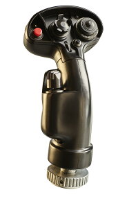 Thrustmaster �X���X�g�}�X�^�[ �t���C�g�X�e�B�b�N F/A 18C Hornet HOTAS Add On Grip PC�Ή� �t���C�g�V�~�����[�^�[ 8�������_�n�b�g�X�C�b�` 2�i�K�g���K�[ �������K�i