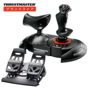�y�\���t���z�y10�����{�ȍ~���͂����zThrustmaster �X���X�g�}�X�^�[ �t���C�g�X�e�B�b�N ���_�[�y�_�� T-FLIGHT HOTAS NEO ACE COMBAT8 &TFRP Rudder�o���h�� PS5 PS4 PC�Ή� �G�[�X�R���o�b�g8�Ή� ������