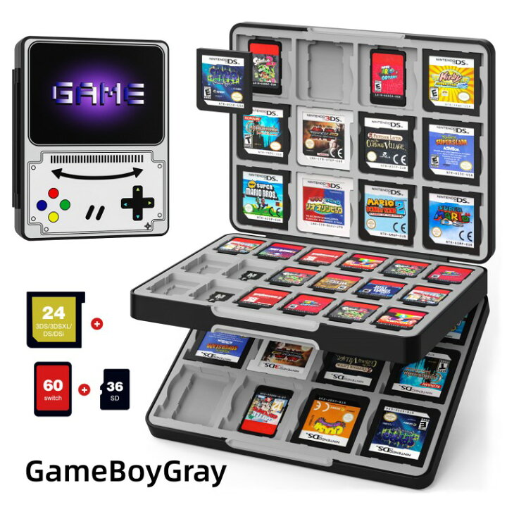 楽天市場】Switch ソフトケース Switchソフト60枚/3DSソフト24枚  