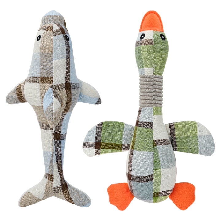 楽天市場 P10倍 11 01限定 ペットおもちゃ 2個セット ガチョウ イルカ ぬいぐるみ Pawaboo 犬おもちゃ 噛むおもちゃ フラシ天 知能玩具 噛んで遊ぶ 好奇心 鳴く 音が出る玩具 柔らかい 犬遊び 清潔 安全 丈夫 耐久性 トレーニング ストレス解消 肥満解消 運動不足
