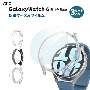 y3Zbgz Galaxy Watch 6 40mm 44mm 47mm یP[X GalaxyWatchFE Jo[ T\MNV[EHb` 6 FE یtBیP[X PCP[X 2.5D KXtB h~ ϏՌ  