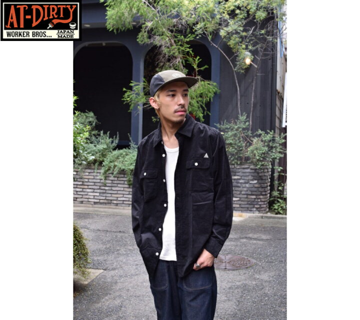 楽天市場】AT-DIRTY VENICE L/S SHIRT BLACK アットダーティー ベニス  