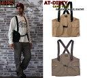 ☆お買い物マラソン！全品5％OFFクーポン+ポイント最大47倍！！☆AT-DIRTY アットダーティー GAME VEST ハンティングベスト ストラップベスト ウォッチ ショルダーストラップ ビンテージ クラッシック カジュアル アメカジ バイカー