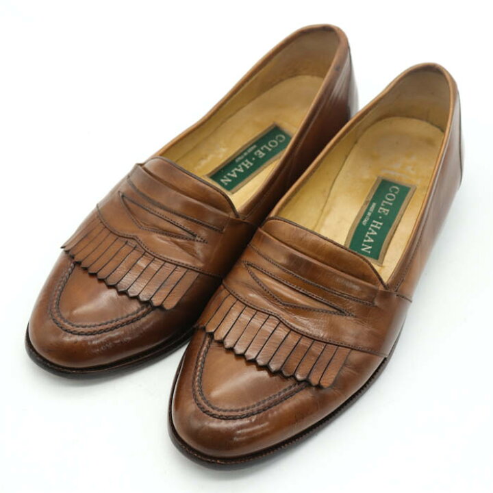COLE HAAN コールハーン レザースリッポン ローファー 8 革靴