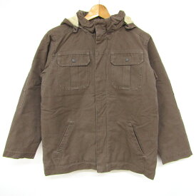 エルエルビーン ミリタリージャケット ジャンパー 中綿入り アウター キッズ 男の子用 L14-16サイズ ブラウン L.L.Bean 【中古】