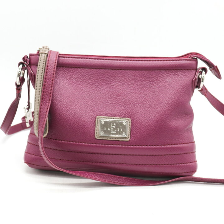 RADLEY LONDON ラドリーロンドン ショルダーバッグ 美品 レザー ピンク 
