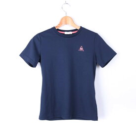 ルコックスポルティフ 半袖Tシャツ ロゴT スポーツウエア レディース Mサイズ ネイビー le coq sportif 【中古】