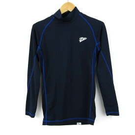 【4/20 11:00から 50%OFFクーポン】フィラ Tシャツ 長袖 ストレッチ スポーツウエア トップス レディース Mサイズ ネイビー FILA 【中古】