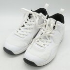 ティゴラ バスケットシューズ23 バッシュ TR-8KS0013 靴 シューズ 白 レディース 23.5サイズ ホワイト TIGORA 【中古】