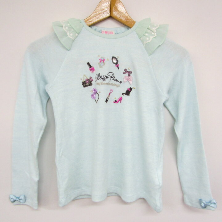 楽天市場】メゾピアノ 長袖Tシャツ トップス シフォン リボン キッズ  