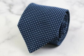 レコパン ブランド ネクタイ ドット シルク PO メンズ ネイビー Les Copains 【中古】