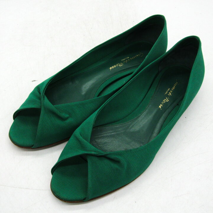 楽天市場】ジャンビト ロッシ パンプス フラットシューズ オープントゥ  