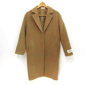ニコアンド ロングコート アウター レディース フリーサイズ ブラウン系 niko and... 【中古】