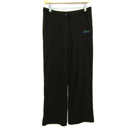 【全品39％OFFクーポン8月4日20:00〜8月11日01:59まで】伊太利屋 ロングパンツ ストレート ブランド ボトムス 日本製 レディース 9サイズ こげ茶 ITALIYA 【中古】
