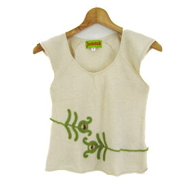 ホコモモラ ニット トップス ノースリーブ シビラ レディース 40サイズ ベージュ Jocomomola 【中古】