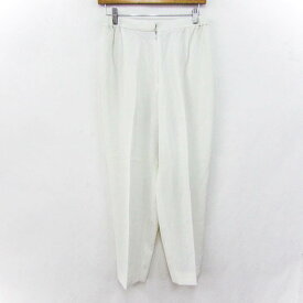 伊太利屋 ロングパンツ テーパード ブランド ボトムス 白 レディース 11サイズ ホワイト ITALIYA 【中古】