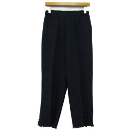 伊太利屋 ロングパンツ テーパード ブランド ボトムス 日本製 レディース 11B2サイズ ネイビー ITALIYA 【中古】
