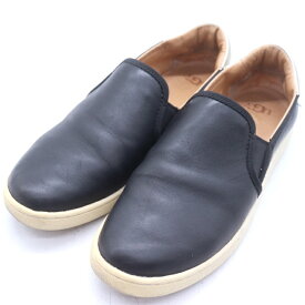 アグ スリッポン シューズ ブランド 靴 黒 メンズ 25サイズ ブラック UGG 【中古】