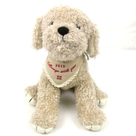 【最大50％OFFクーポン配布中】アフタヌーンティ 2010 限定 ぬいぐるみ 犬 イヌ 雑貨 レディース ベージュ Afternoon Tea 【中古】