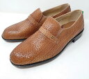 夏の大特価 日本製 本革 メッシュ Valentino Glario バレンチノグラリオ 244 メンズ 手編み スリッポン ブラウン ローファー 4E 夏 リゾート 紐なし カジュアル