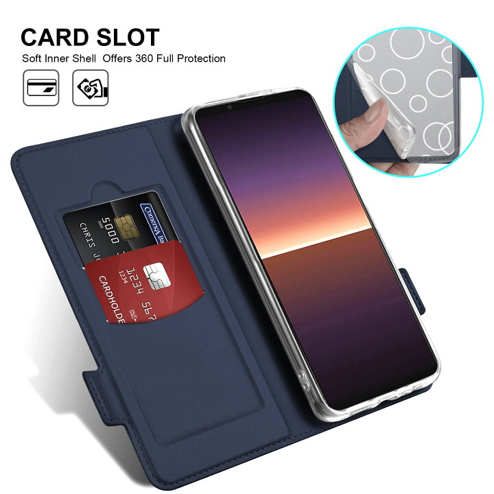 楽天市場 上質な手触り Xperia 10 Iii 10 Iii Lite シンプル 手帳型 レザーケース 手帳ケース 無地 高級 Pu サラサラ生地 全面保護 耐衝撃 Xperia 10 Iii ケース エクスペリア テン マーク スリー 3 ライト ドコモ So52b Au ワイモバイル