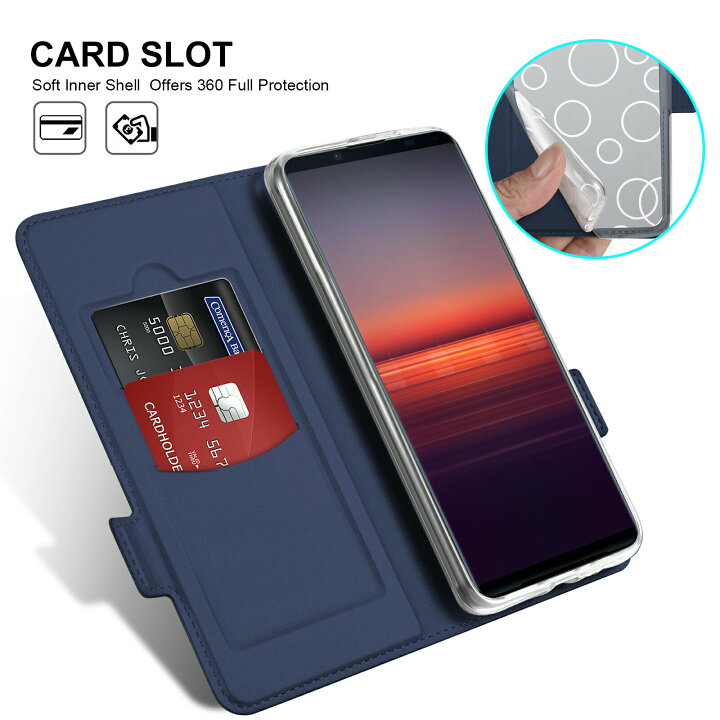 楽天市場 Xperia 5 Ii So 52a ケース 手帳型 耐衝撃 スマホケース シンプル 手帳型 レザーケース 手帳ケース Au Sog02 Softbank 無地 高級 Pu サラサラ生地 全面保護 耐衝撃 エクスペリア ファイブ マークツー エーユー エスオージーゼロ二 ソフトバンク スマホケース