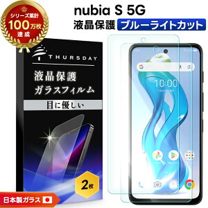 �y9��20���`50��OFF�N�[�|���z nubia S 5G �ی�t�B���� nubia S 5G �t�B���� nubiaS �t�B���� 2���� �u���[���C�g�J�b�g �K���X�t�B���� �ی�t�B���� �k�r�A �X�}�z�t�B���� �����K���X �t���ی� �w