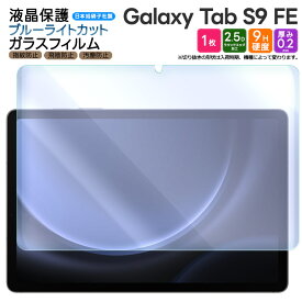 Galaxy Tab S9 FE ブルーライトカット フィルム ガラスフィルム ガラス 10.9インチ 強化ガラス 保護フィルム タブレット 液晶保護 飛散防止 指紋防止 画面保護 保護 硬度9H カバー シート ギャラクシー タブ s9 s9fe 10.9型 送料無料 透明 クリア 画面 液晶 サムスン SAMSUNG