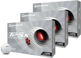 TAYLOR MADE(テーラーメイド) TP5x(ティーピーファイブエックス) ゴルフボール 5ピース 2021年モデル N0802701 ホワイト (3ダース)