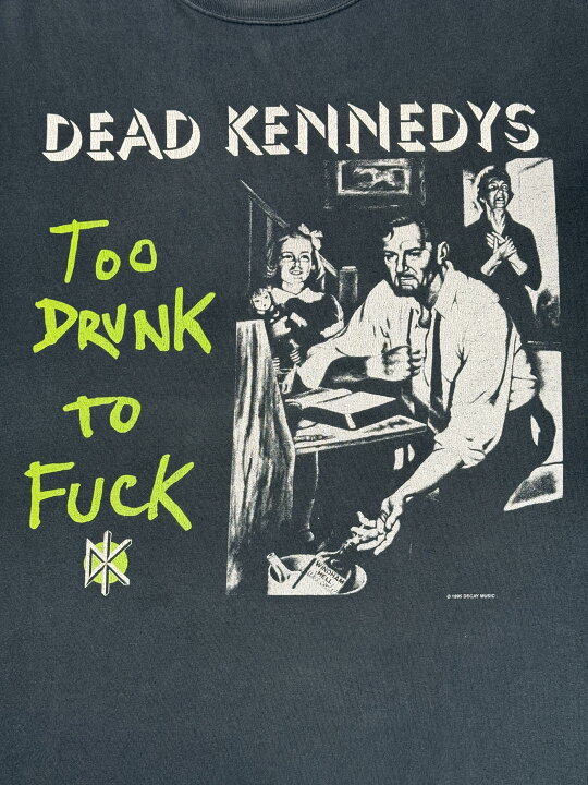 希少 vintage 80s Dead Kennedys 卍 バンドtee