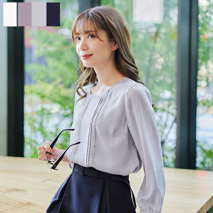 楽天市場】ピンタックレースブラウス レディース ファッション 服 30代  