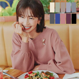 【安田美沙子さん着用・新色追加】ボリュームパフスリーブニット ファッション レディース トップス ニット パフスリーブ パフ袖 ボリュームスリーブ ピンク 黒 白 長袖 体型カバー ショート丈 着痩せ 大人カジュアル きれいめカジュアル 大人可愛い 楽ちん ゆったり 大きい