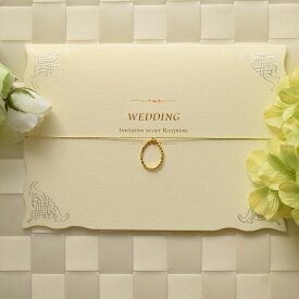 招待状 ウエディングチャーム パール 結婚式 招待状 結婚式招待状 印刷込み ペーパーアイテム ウエディング ブライダル 挙式 披露宴 web招待状 食事会 少部数 少人数 1枚 手作り オリジナル 筆耕 パーティ 一般宴会 祝賀会 謝恩会 人気 invitation