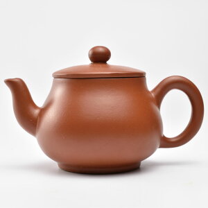 笑肚壺(赤茶) 160ml 中国茶器 朱泥紫砂風茶壺 急須