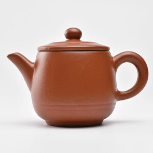 圓肚壺(赤茶) 110ml 中国茶器 紫砂風茶壺 急須