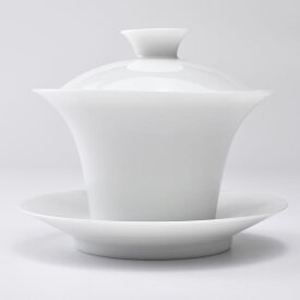 四夕蓋碗 100ml（満水150ml）白磁の中国茶器