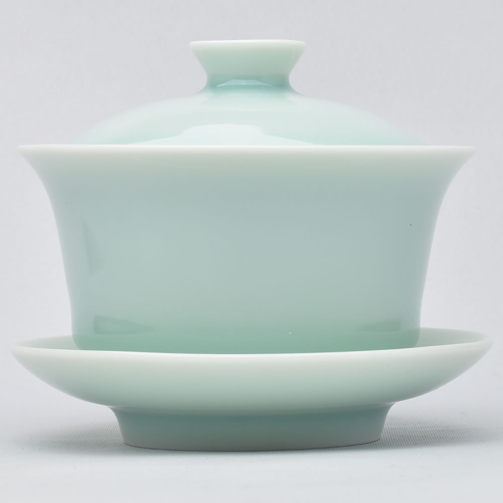 【楽天市場】青磁の中国茶器・煙月大蓋碗（弟粉）120ml（満水170ml） : 天香茶行