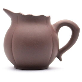 中国茶器・宜興紫砂・蓮茶海（焦茶） 240ml（満水290ml）