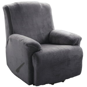 送料無料 フランネル マッサージチェアカバー リクライニングチェアカバー 肘付き 1人掛け ストレッチフィット ポケット付き おしゃれ 着せ替え インテリア 汚れ防止 耐久性抜群 ソファー