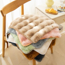 【10%ポイントバック】ふわとろ座布団 ざぶとん クッション 厚手 お尻が痛くならない チェアパッド 紐付き 滑り止め チェア 椅子用 オフィス/リビング/介護用に 静電気防止＆簡単丸洗い可