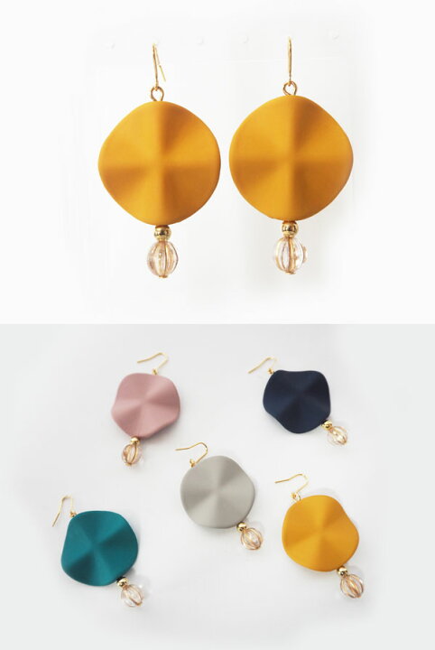 楽天市場】花びらピアス イヤリング 樹脂ピアス 樹脂イヤリング 大ぶり 