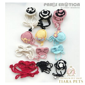 パリエロ PARIERO★受注生産★Mini HAT for Dogs #2【小型犬 犬服 ヘアアクセサリー 帽子 ハット セレブ】