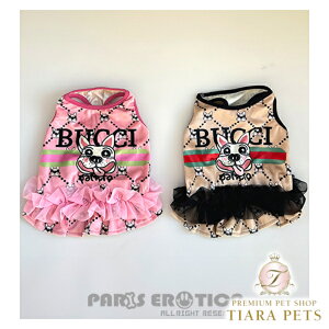 �p���G�� PARIERO BUCCI Frilled Tank (for French Bulldog)�y���^�� ���� �g�b�v�X �^���N�g�b�v �Z���u�z